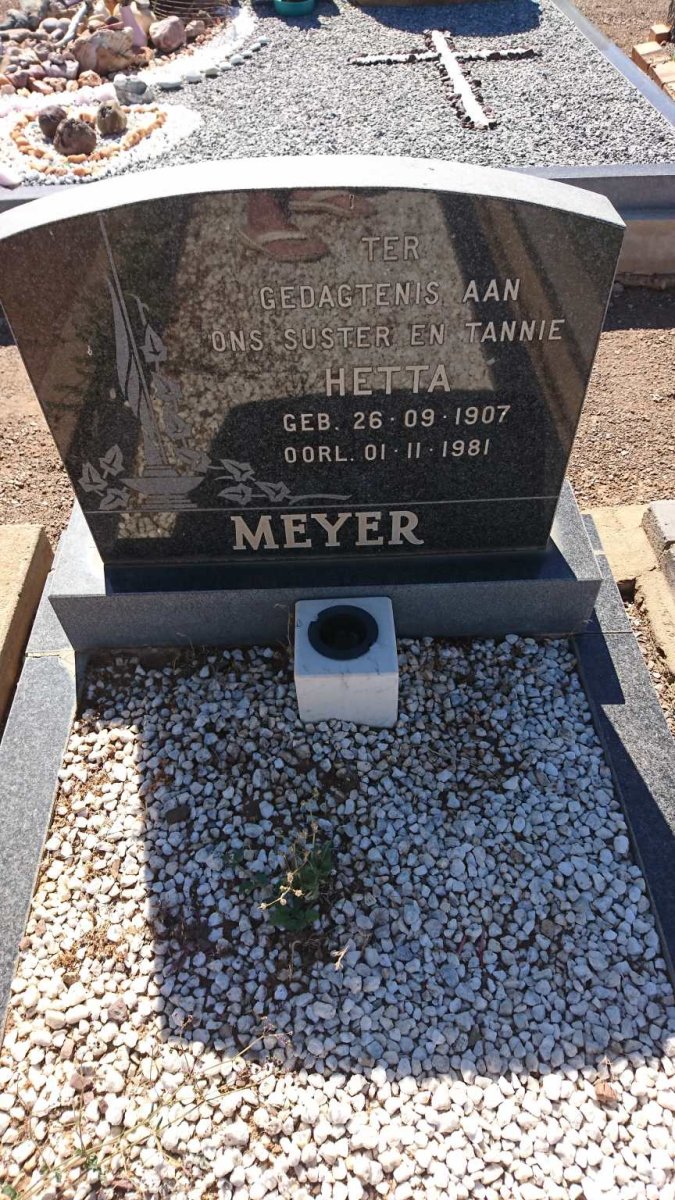 MEYER Hetta 1907-1981