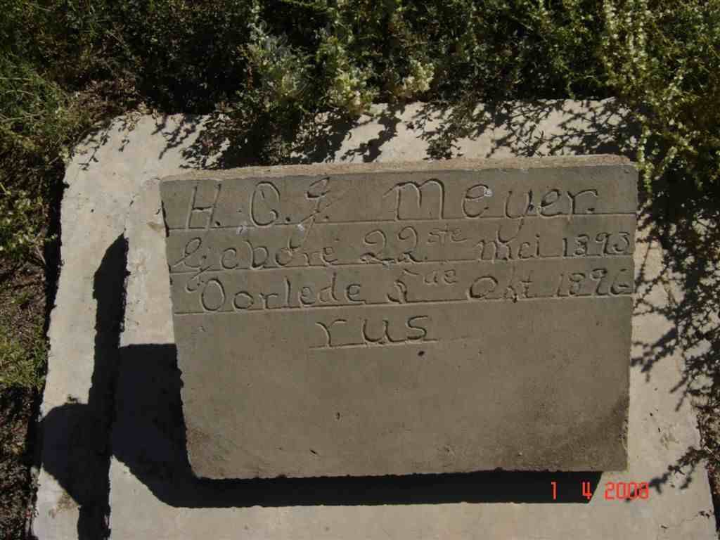 MEYER H.C.J. 1893-1896