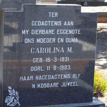 MESCHT Gabriël J., van der 1911-2000 &amp; Carolina M. 1921-1983