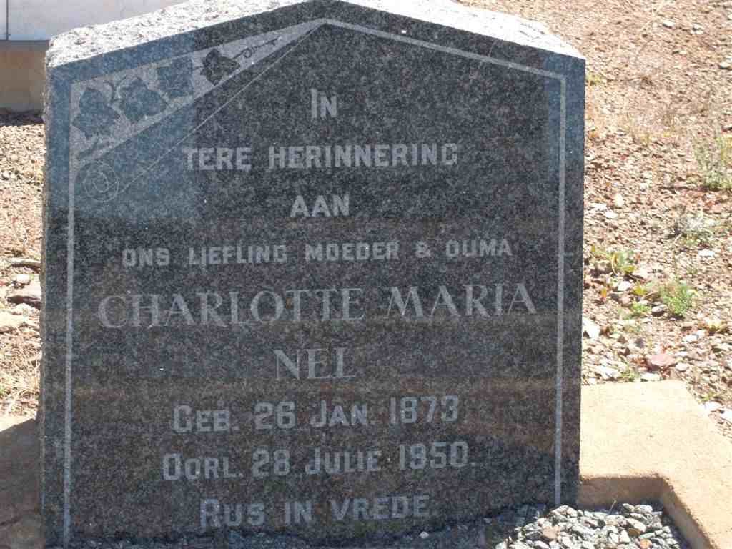 NEL Charlotte Maria 1873-1950