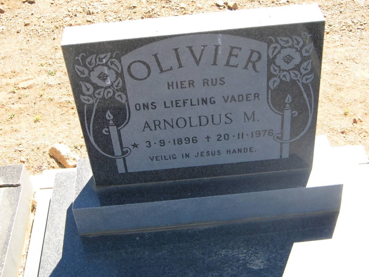 OLIVIER Arnoldus M. 1896-1976