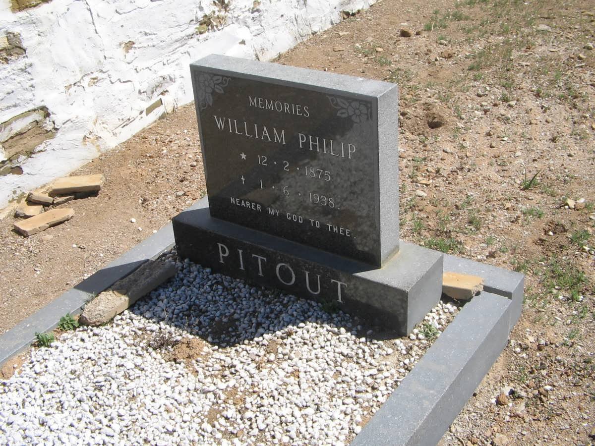PITOUT William Philip 1875-1938