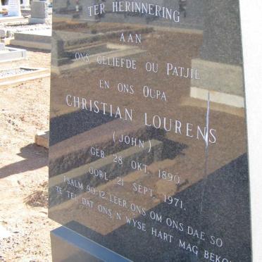 ROUX Christian Lourens, le 1890-1971