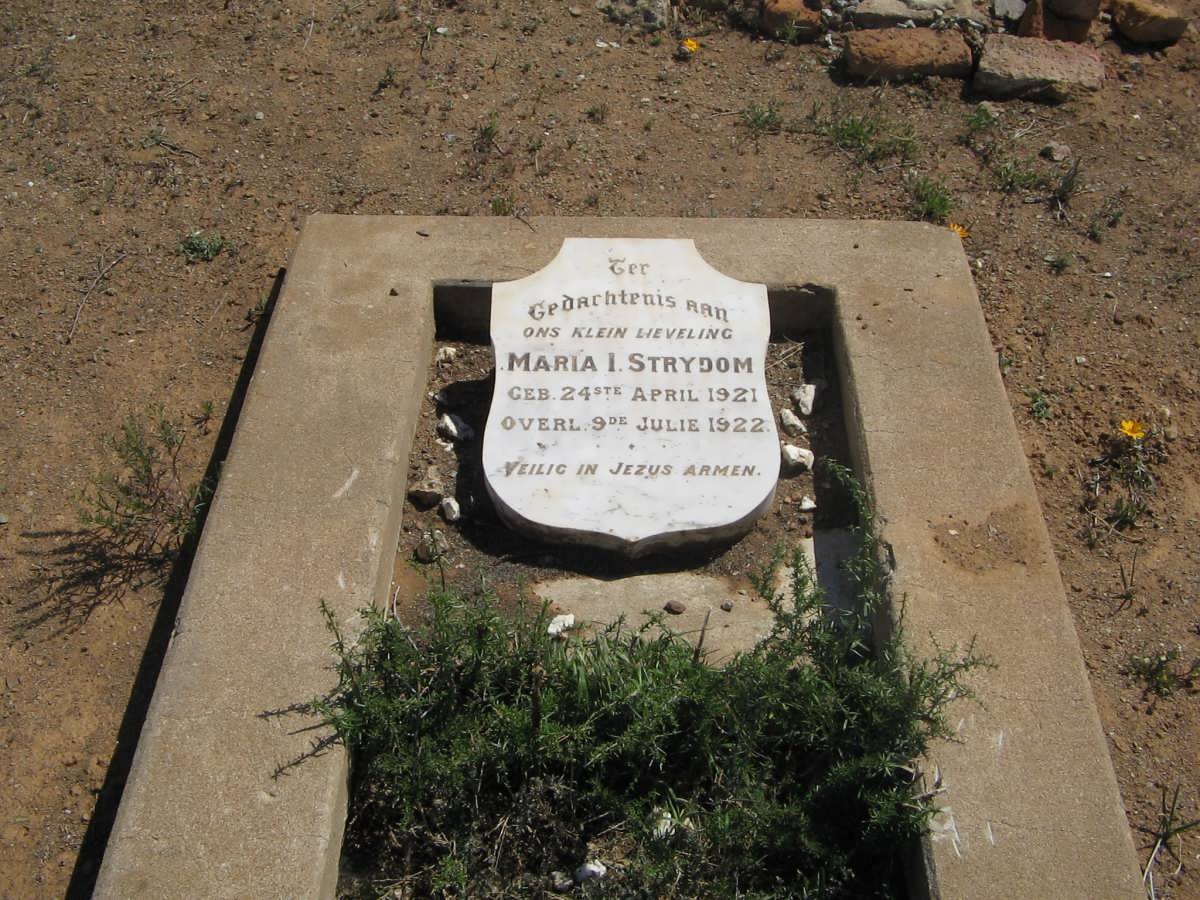 STRYDOM Maria I. 1921-1922
