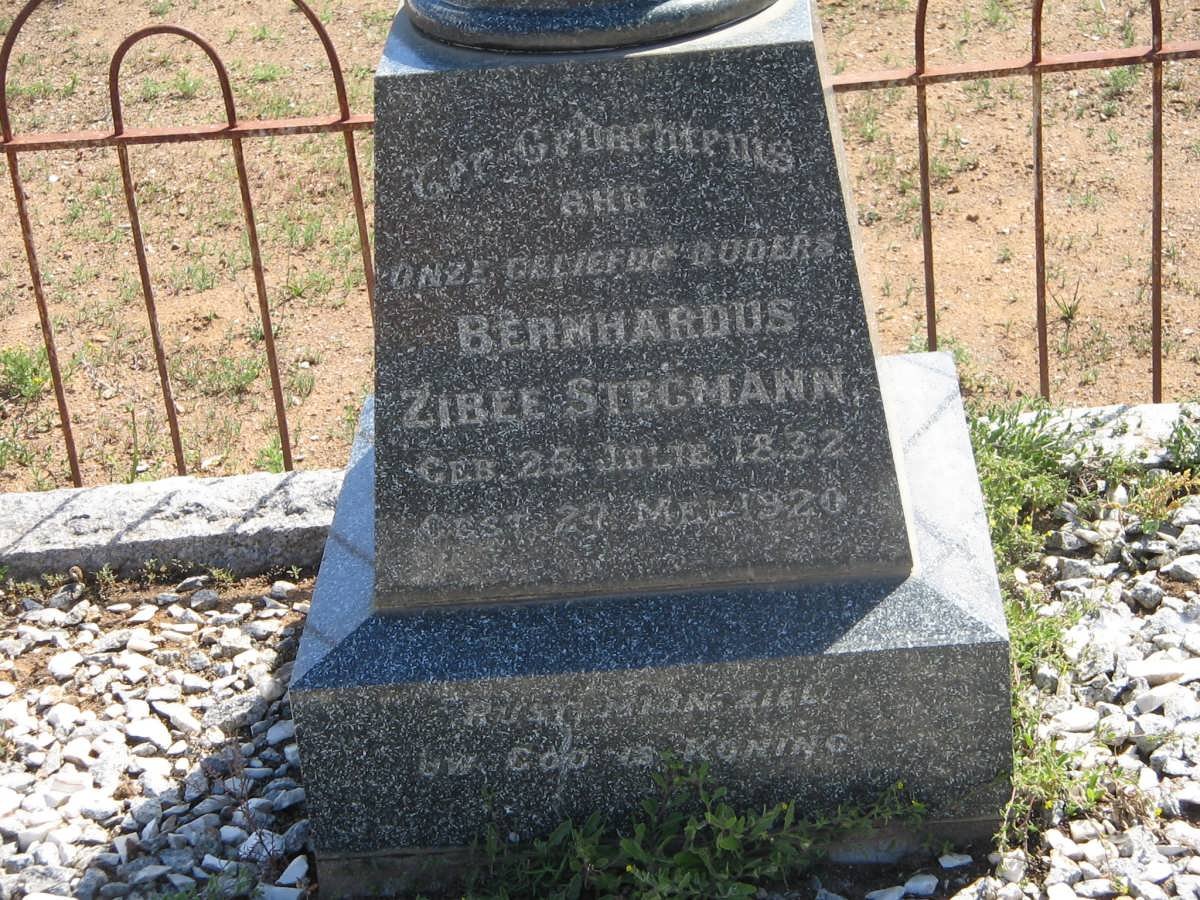 STEGMANN Bernhardus Zibee 1832-1920
