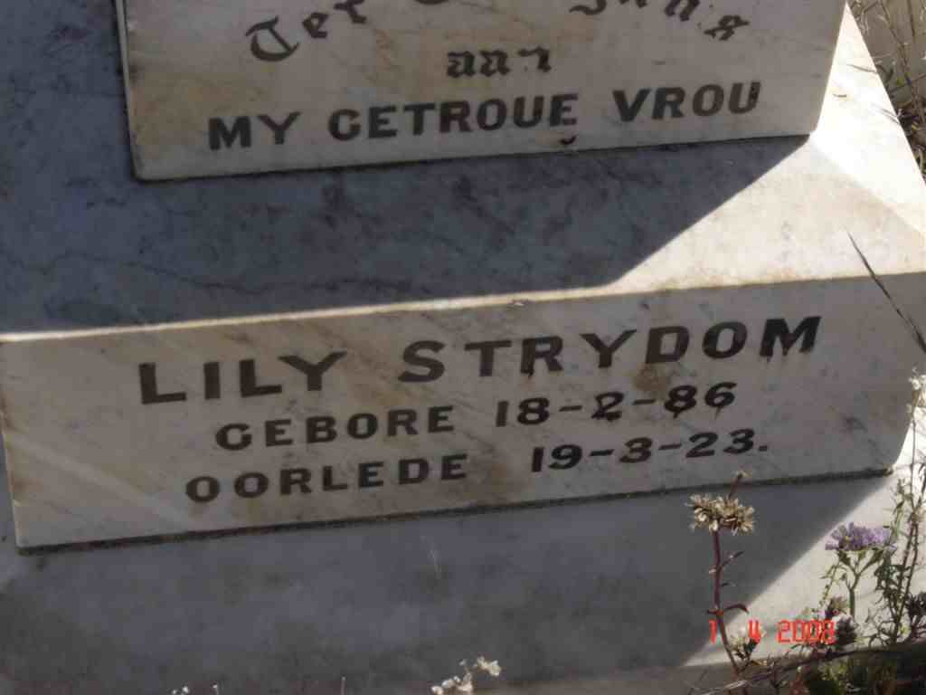 STRYDOM Lily 1886-1923