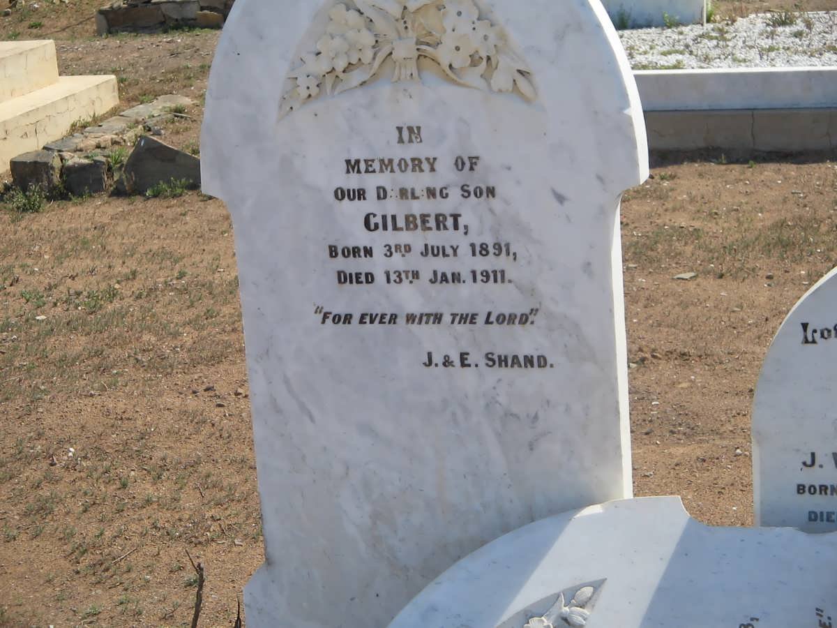 SHAND Gilbert 1891-1911