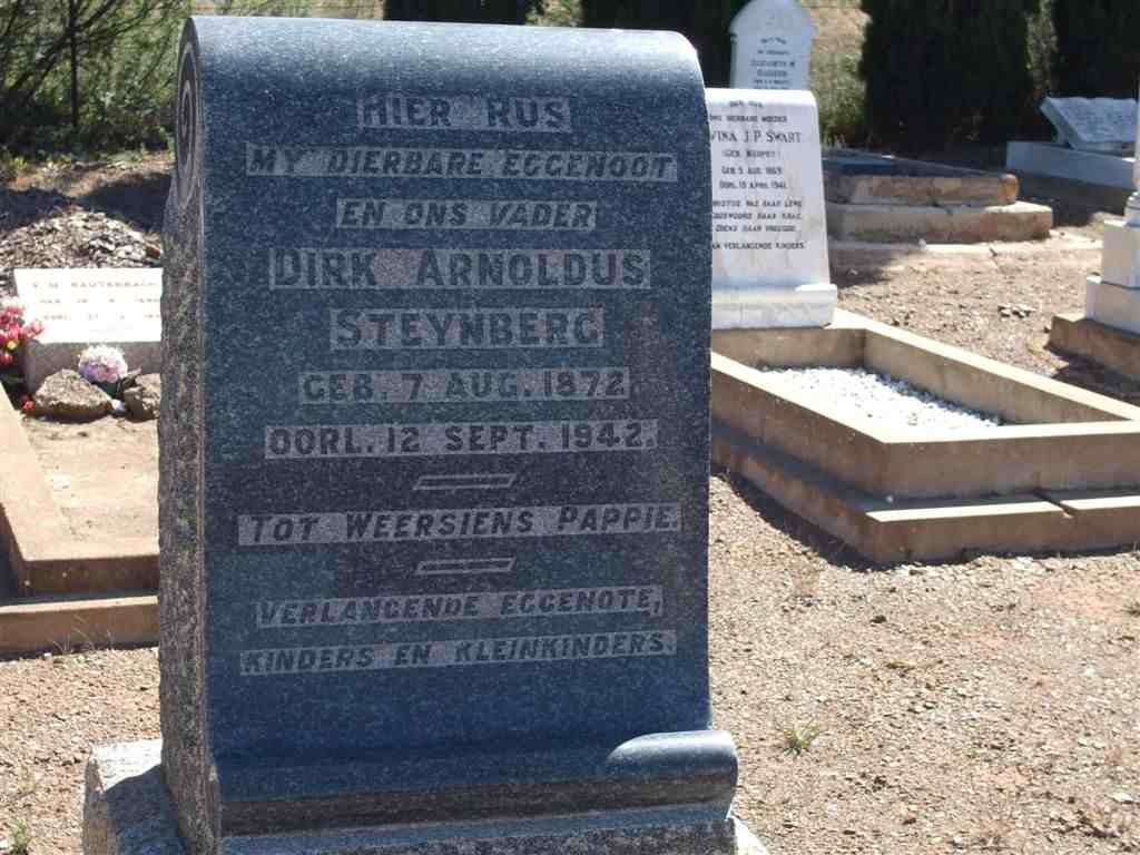 STEYNBERG Dirk Arnoldus 1872-1942