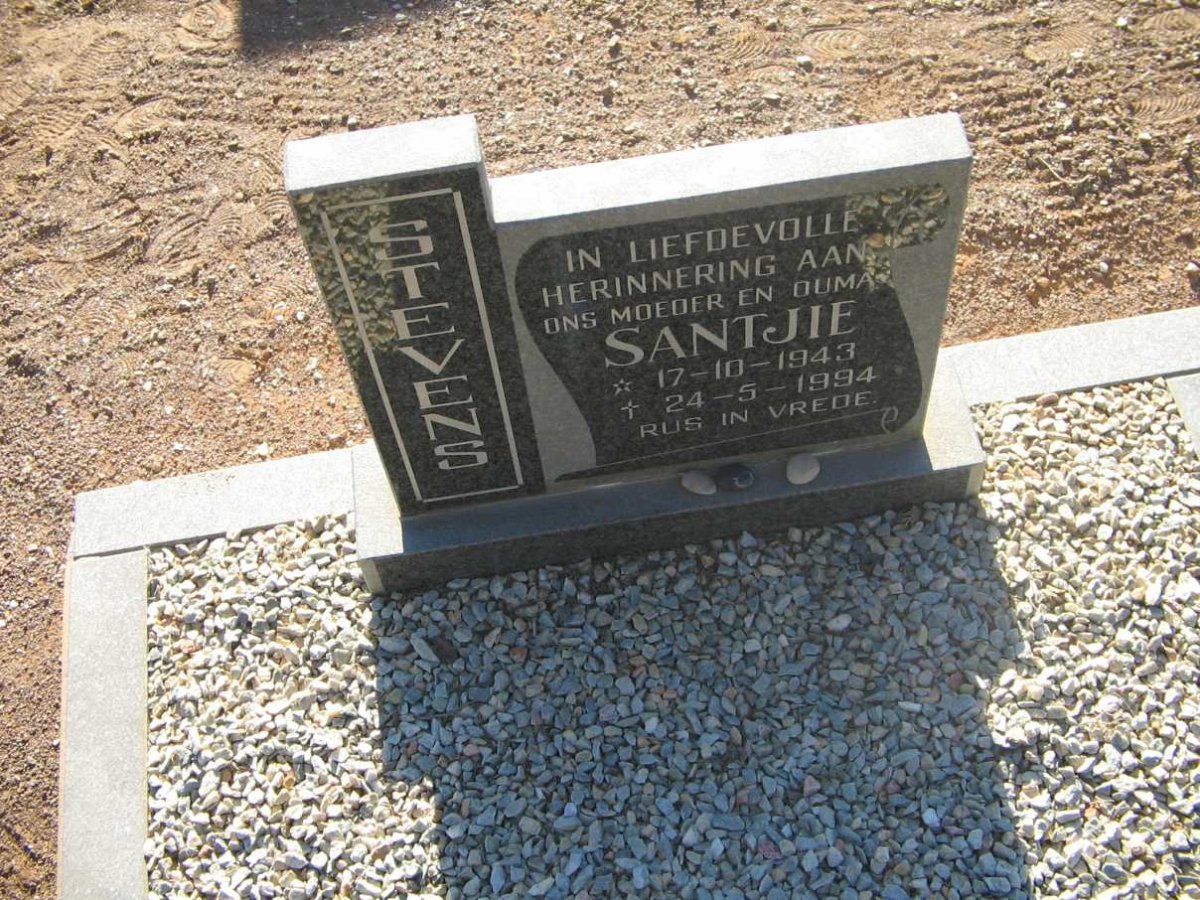 STEVENS Santjie 1943-1994