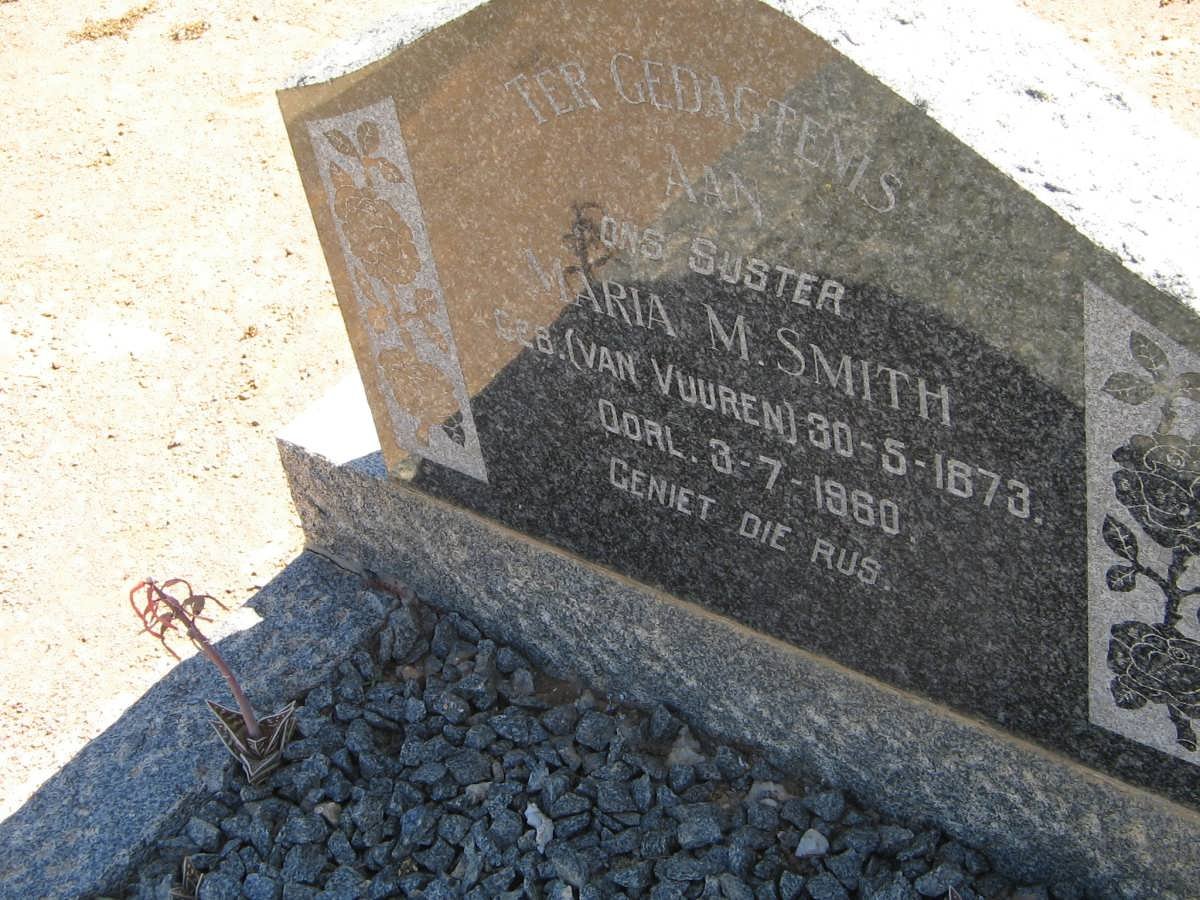 SMITH Maria M. nee VAN VUUREN 1873-1960