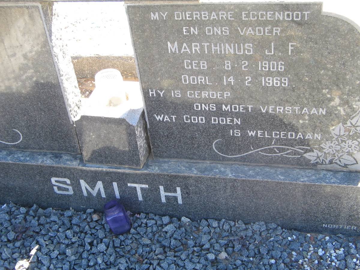 SMITH Marthinus J.F. 1906-1969