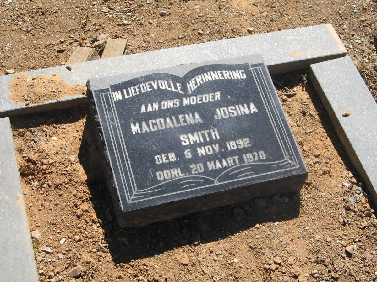 SMITH Magdalena Josina 1892-1970