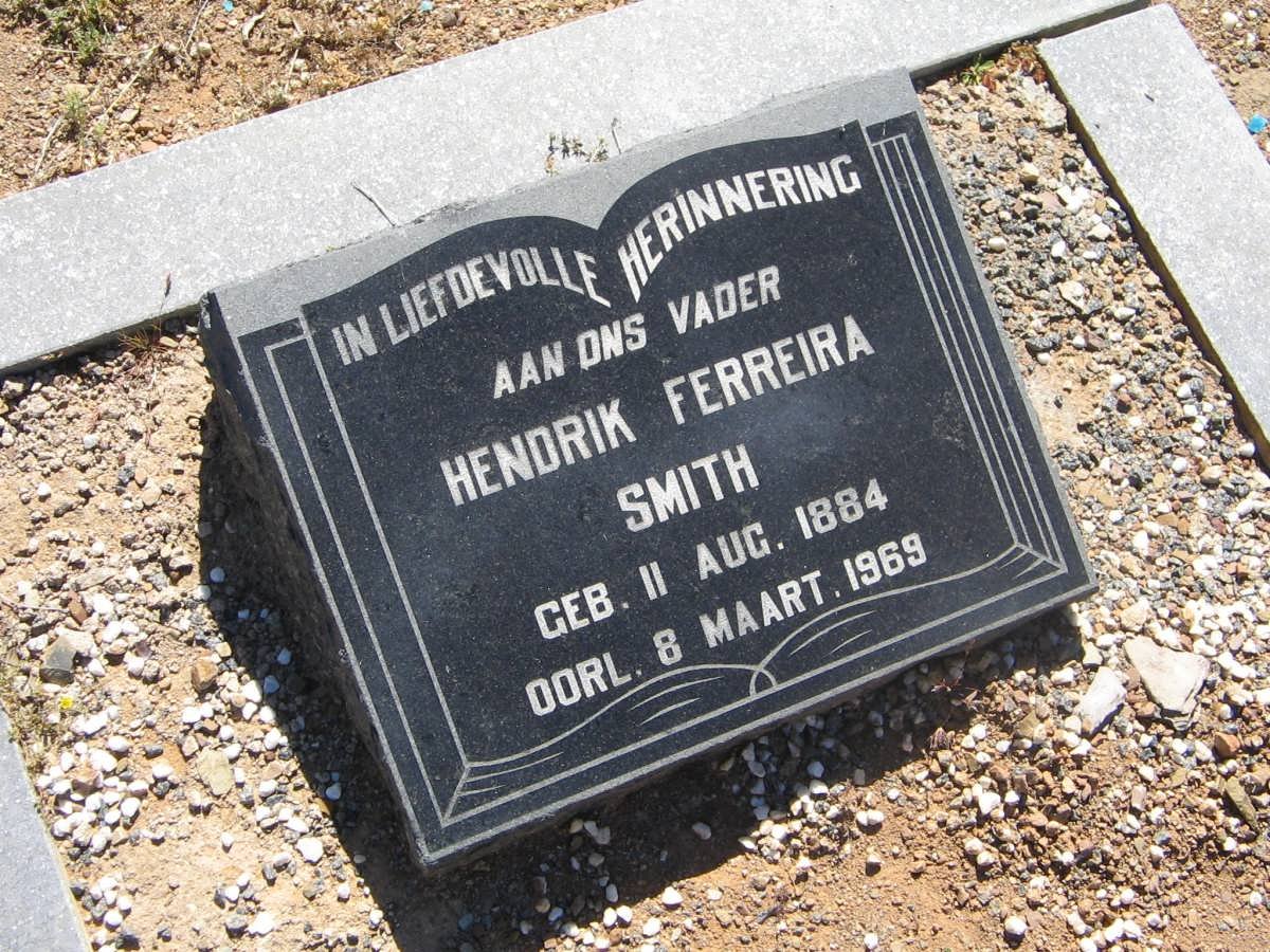 SMITH Hendrik Ferreira 1884-1969