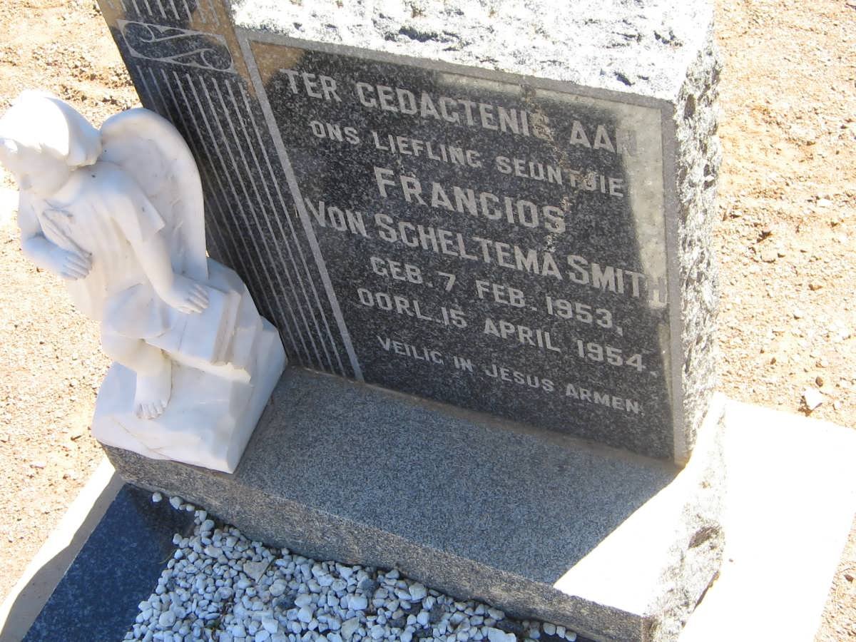 SMITH Francois Von Scheltema 1953-1954