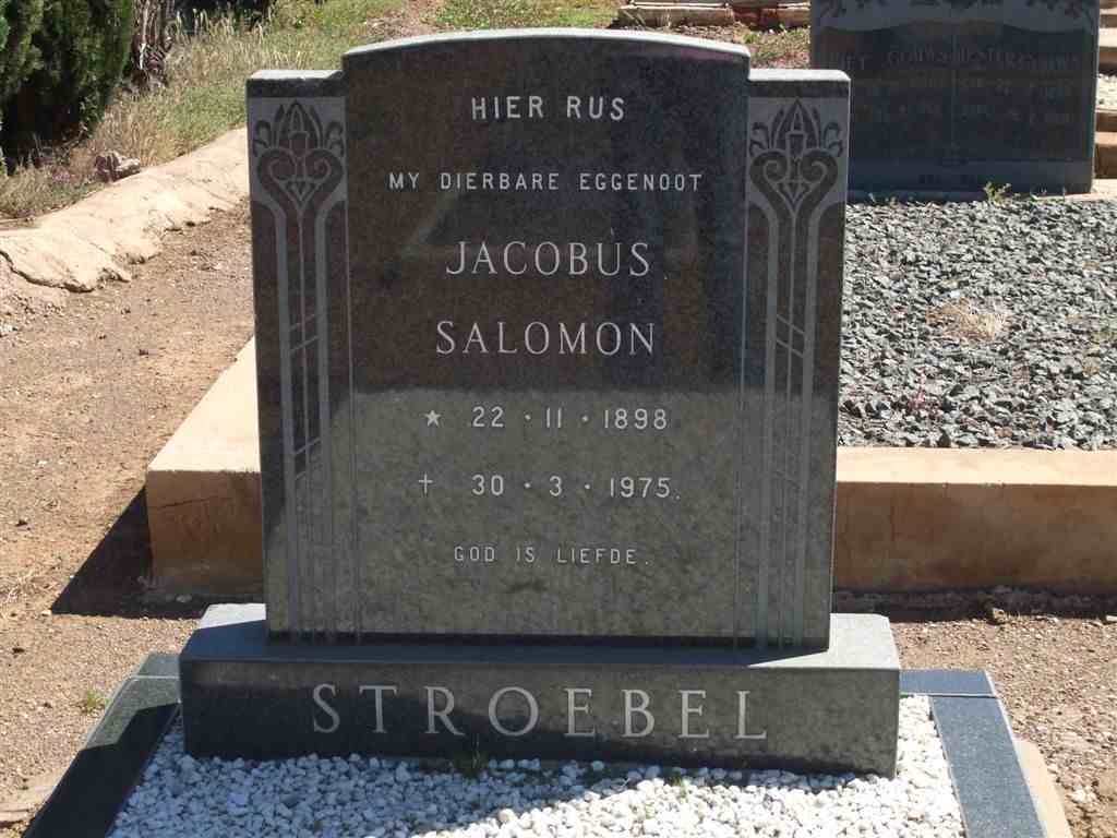 STROEBEL Jacobus Salomon 1898-1975
