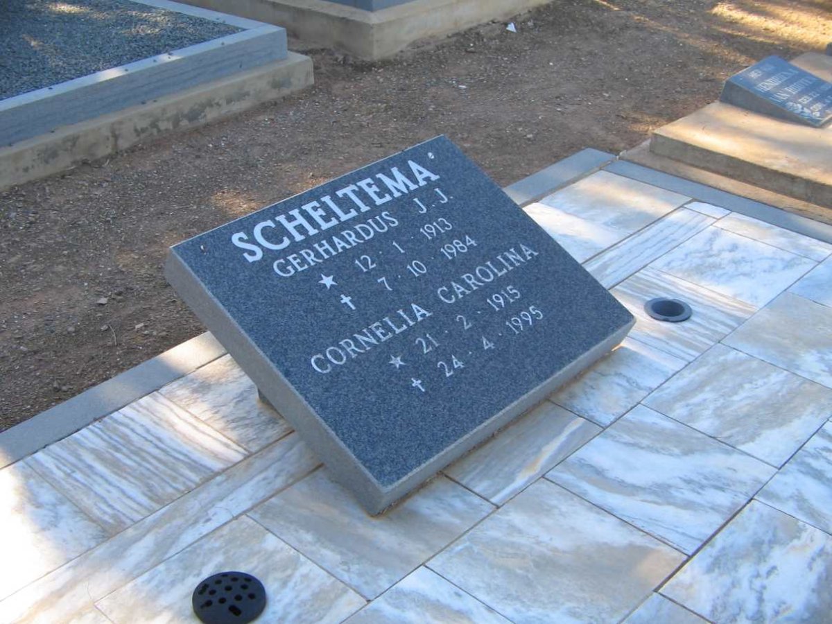 SCHELTEMA Gerhardus J.J. 1913-1984 &amp; Cornelia Carolina 1915-1995