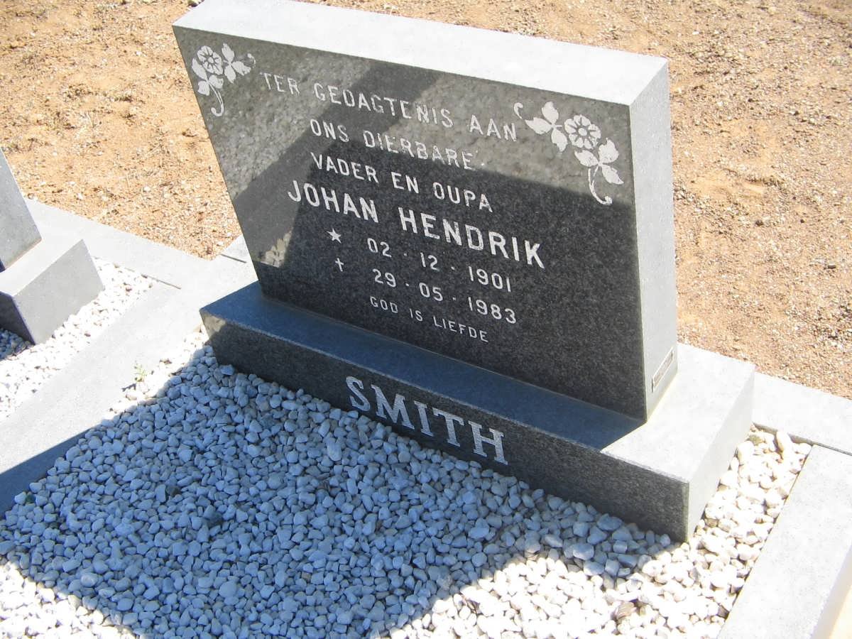 SMITH Johan Hendrik 1901-1983