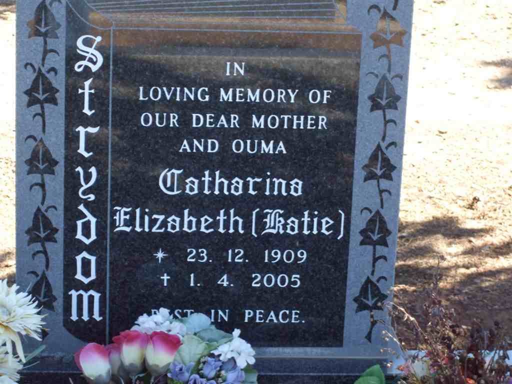 STRYDOM Catharina Elizabeth 1909-2005