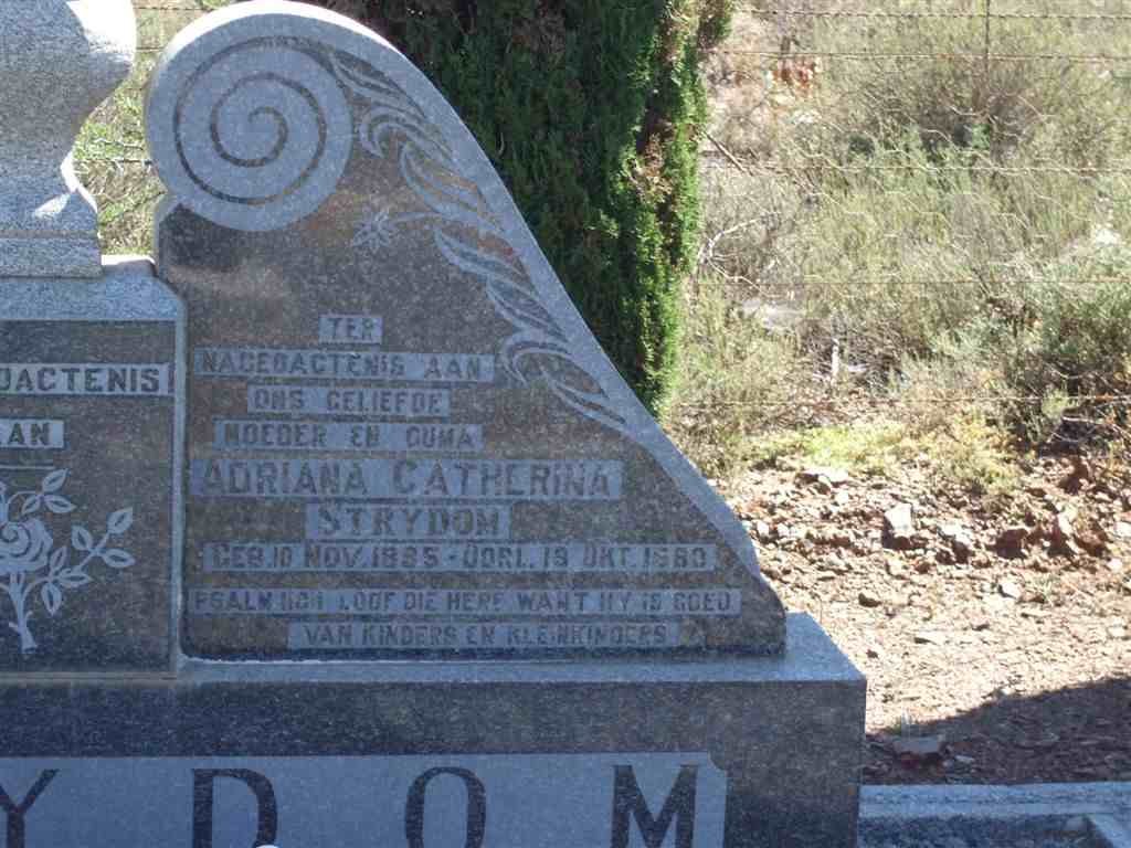 STRYDOM Adriana Catherina 1895-1980