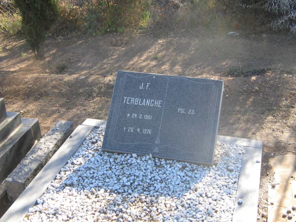 TERBLANCHE J.F. 1901-1976