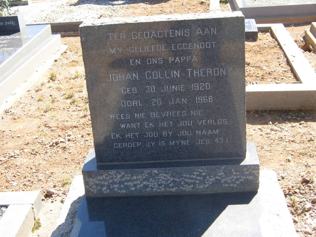 THERON Johan Collin 1920-1968