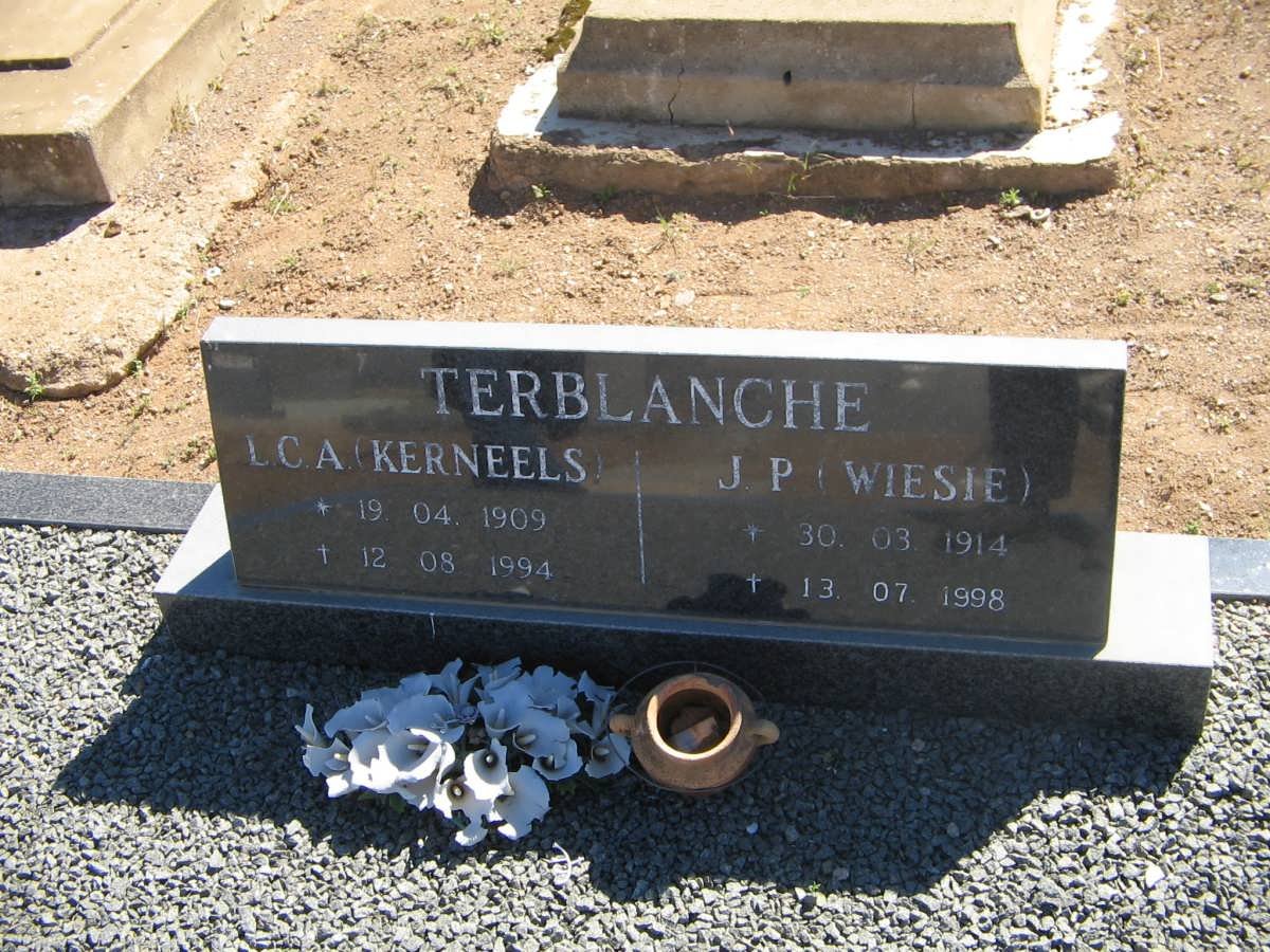 TERBLANCHE L.C.A. 1909-1994 &amp; J.P. 1914-1998