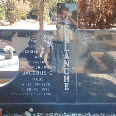 TERBLANCHE Jacobus C. 1930-1983