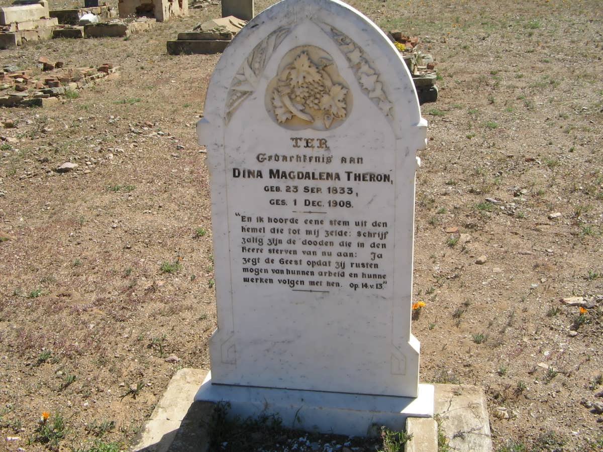 THERON Dina Magdalena 1833-1908