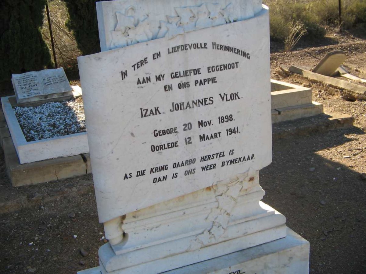 VLOK Izak Johannes 1898-1941
