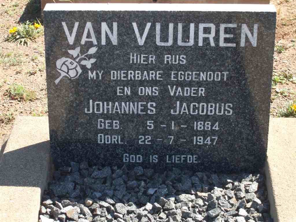 VUUREN Johannes Jacobus, van 1884-1947