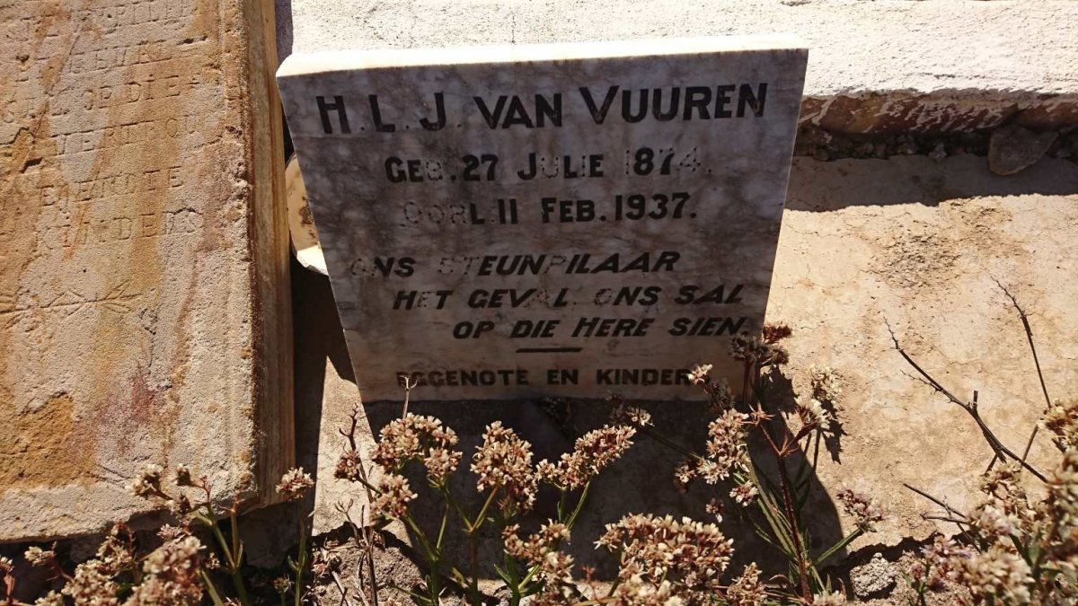 VUUREN H.L.J., van 1874-1937