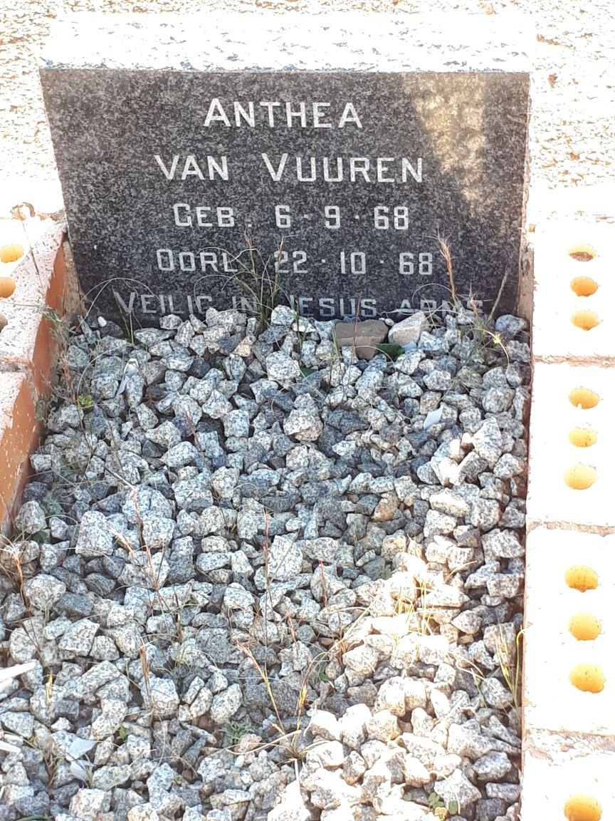 VUUREN Anthea, van 1968-1968