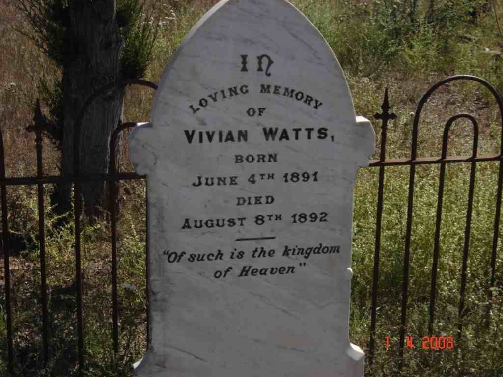 WATTS Vivian 1891-1892