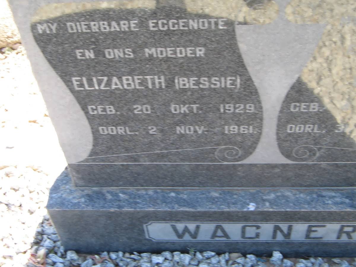 WAGNER Elizabeth 1929-1961 :: WAGNER Herman 1958-1961