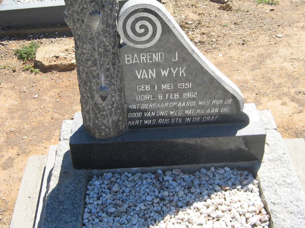 WYK Barend J., van 1951-1962
