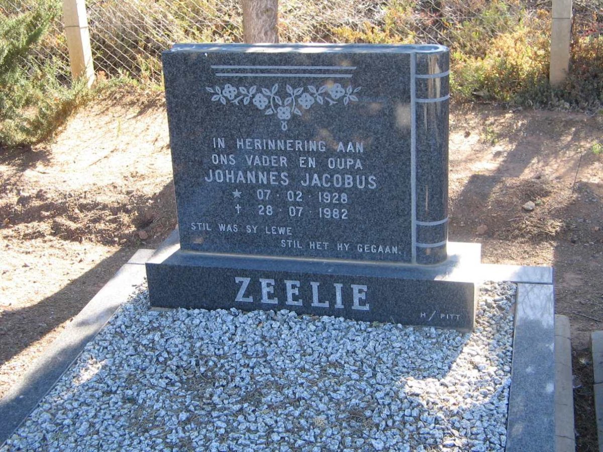ZEELIE Johannes Jacobus 1928-1982
