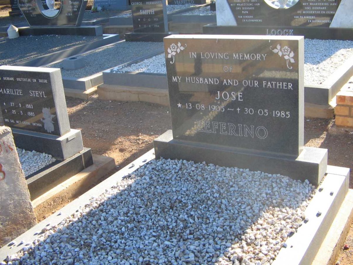 ZEFERINO Jose 1905-1985