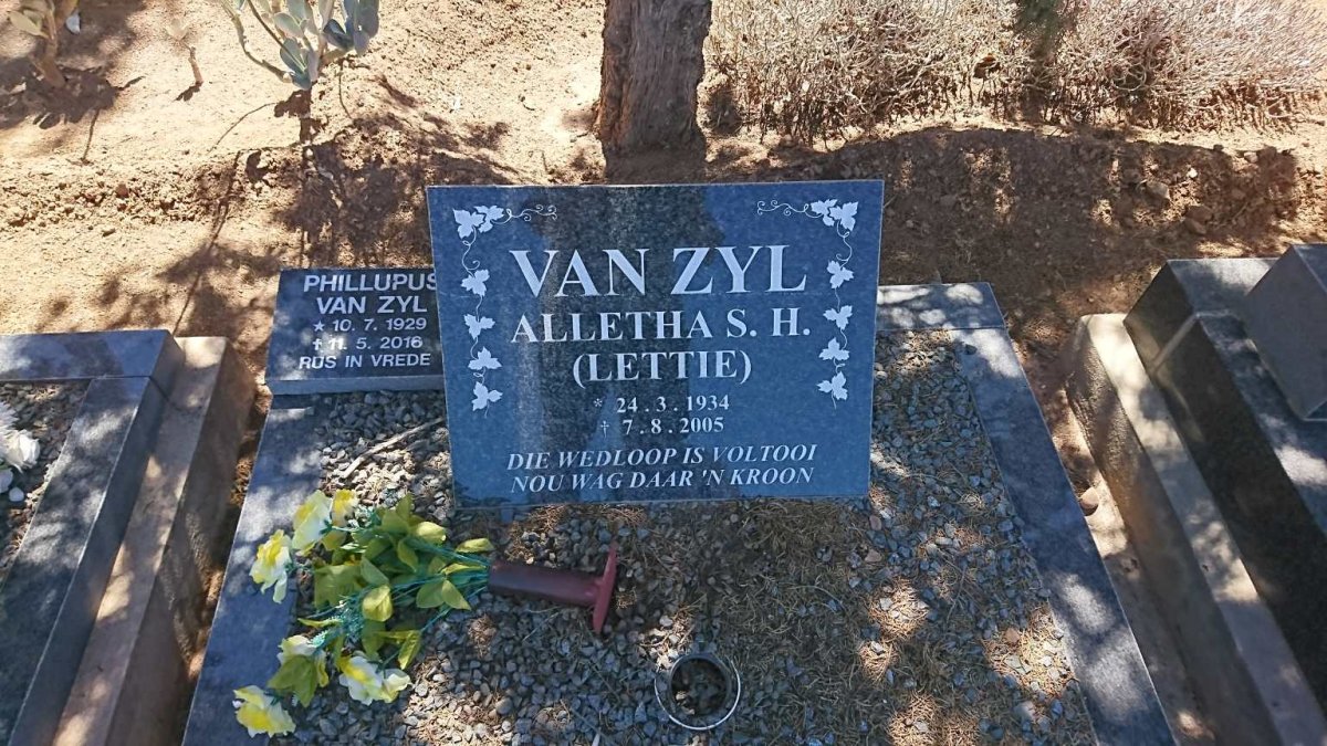 ZYL Phillupus, van 1929-2016 &amp; Alletha S.H. 1934-2005