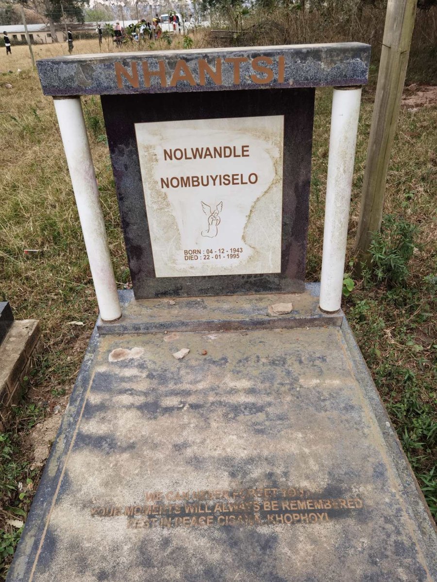 NHANTSI Nolwandle Nombuyiselo 1943-1995