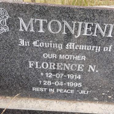 MTONJENI Florence N. 1914-1995