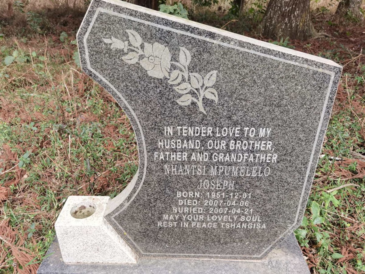 NHANTSI Mpumelelo Joseph 1951-2007