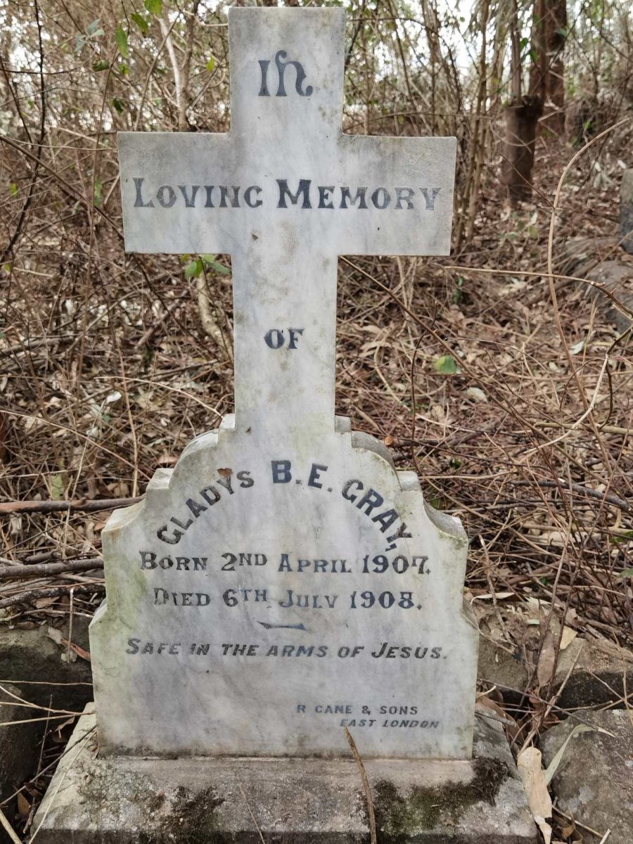 GRAY Gladys B.E. 1907-1908