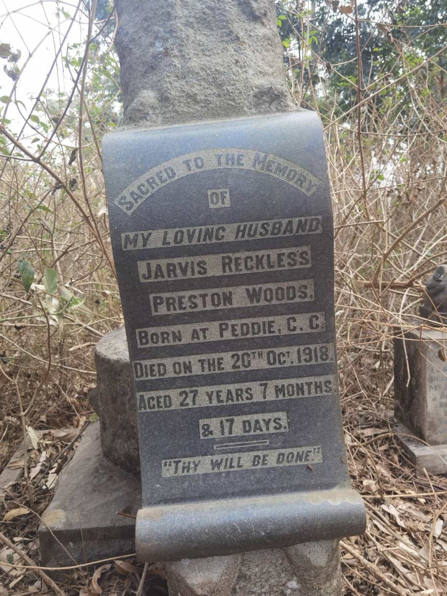 WOODS Jarvis Reckless Preston -1918