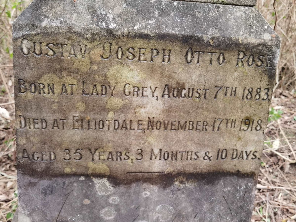 ROSE Gustav Joseph Otto 1883-1918