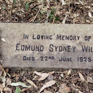 WILD Edmund Sydney -1925