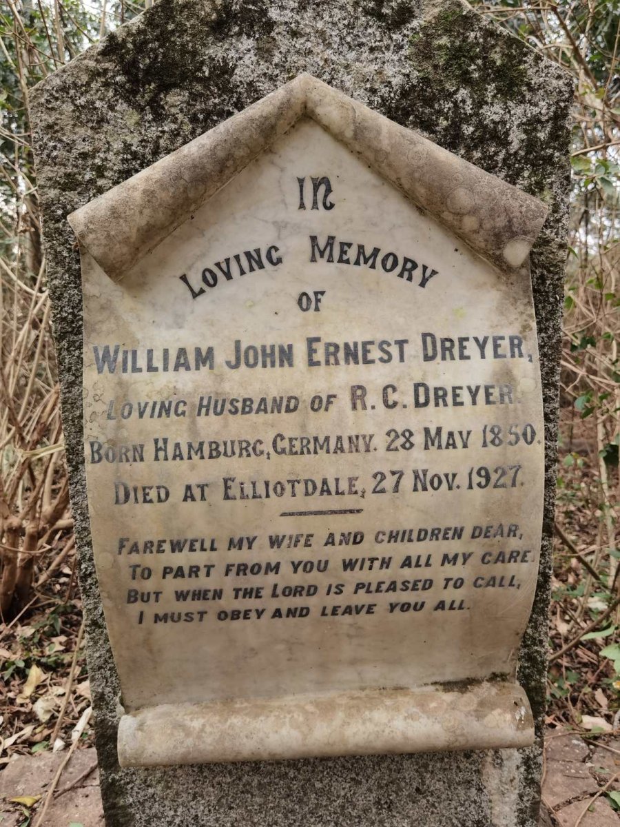 DREYER William John Ernest 1850-1927
