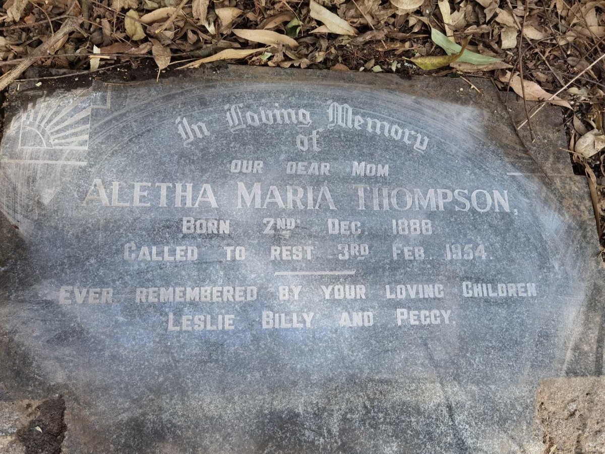 THOMPSON Aletha Maria 1888-1954
