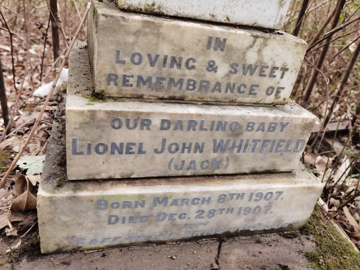 WHITFIELD Lionel John 1907-1907
