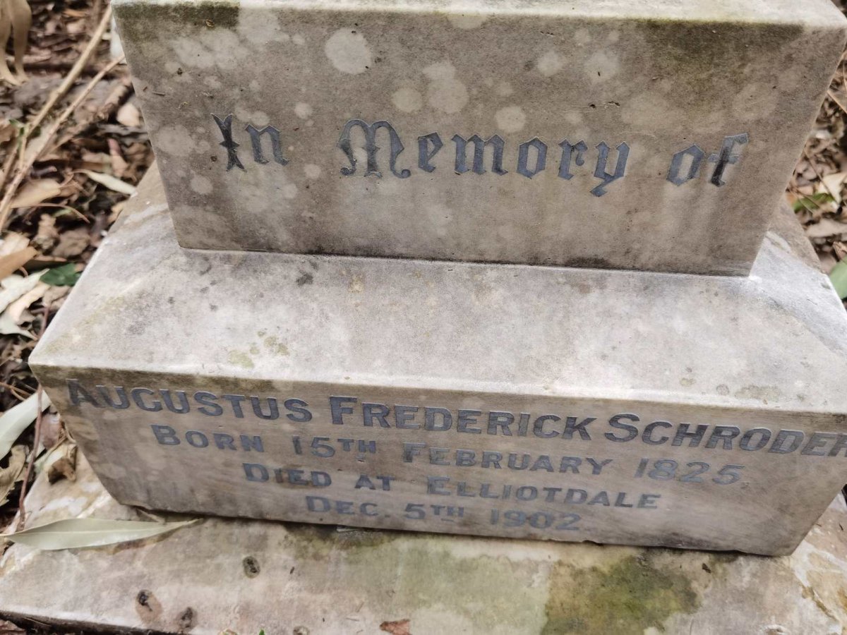 SCHRODER Augustus Frederick 1825-1902
