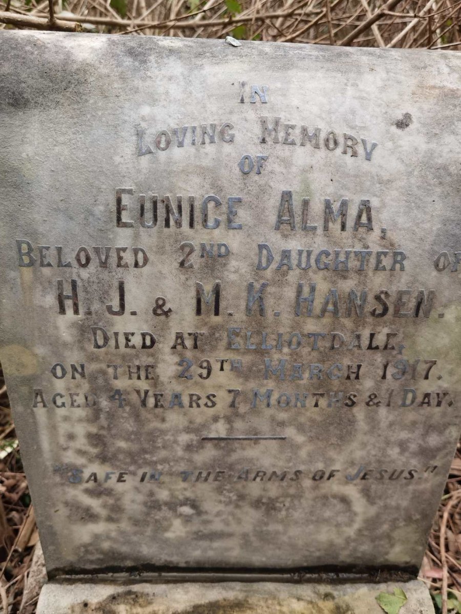 HANSEN Eunice Alma -1917